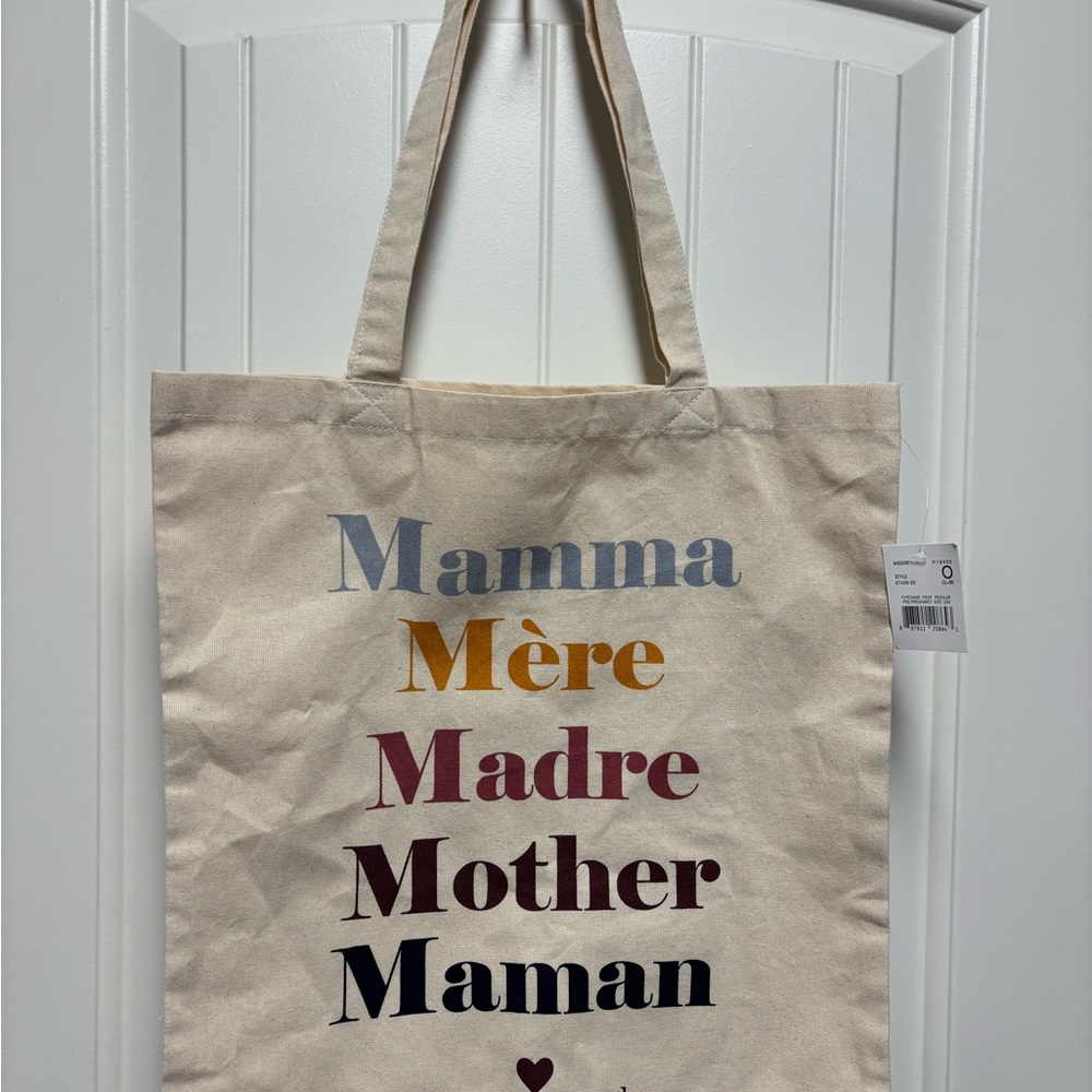 Motherhood Maternity Multicolor Canvas Tote